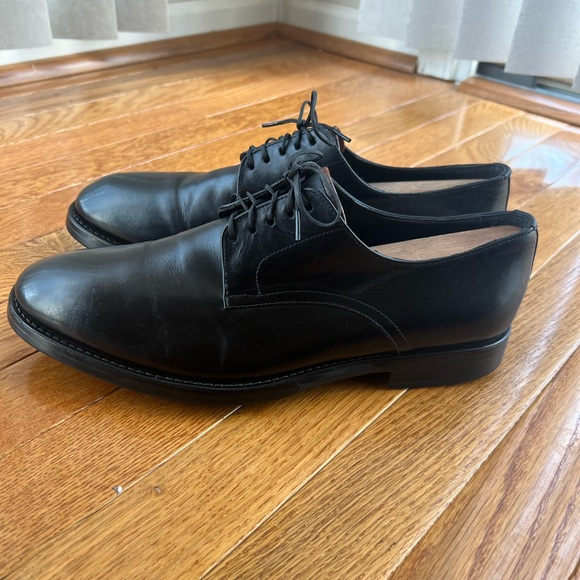 PAUL SMITH PS SMOOTH TOE LEATHER OXFORDS BLACK MEN’S SIZE 7 (#H038) - Picture 5 of 14